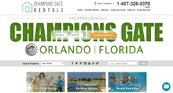 Desktop Screenshot of championsgaterentals.com